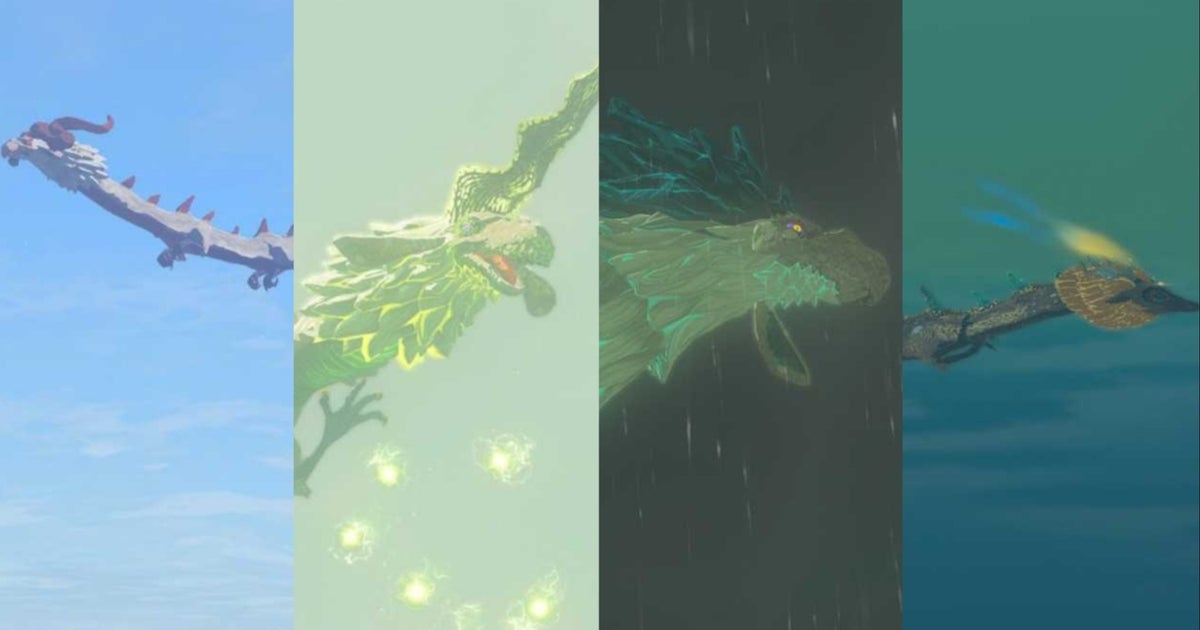 All Dragon locations and routes in Zelda Tears of the Kingdom