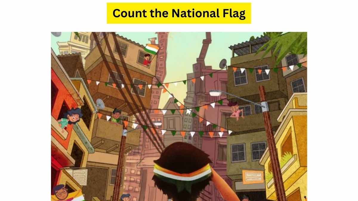 Can you find the national flag ?