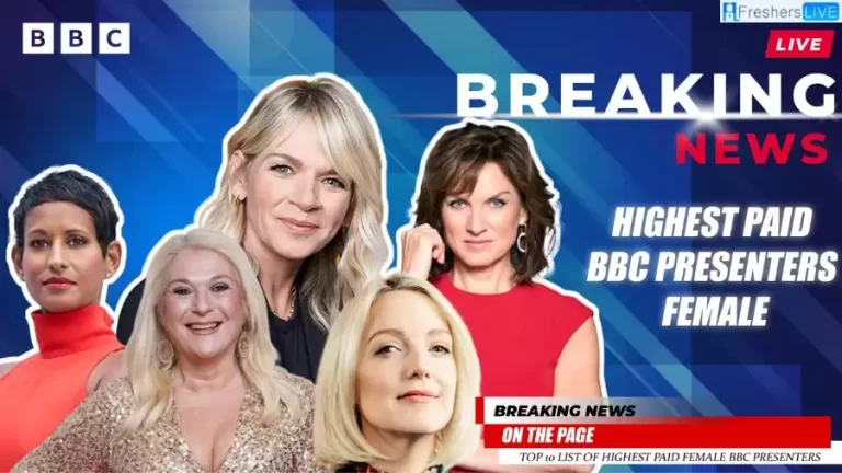 Highest Paid BBC Presenters Female - Top 10 Powerhouses