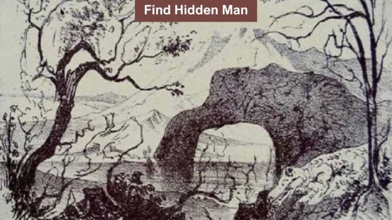 Optical Illusion to Test Your IQ: Find the Hidden Man in 5 Seconds!