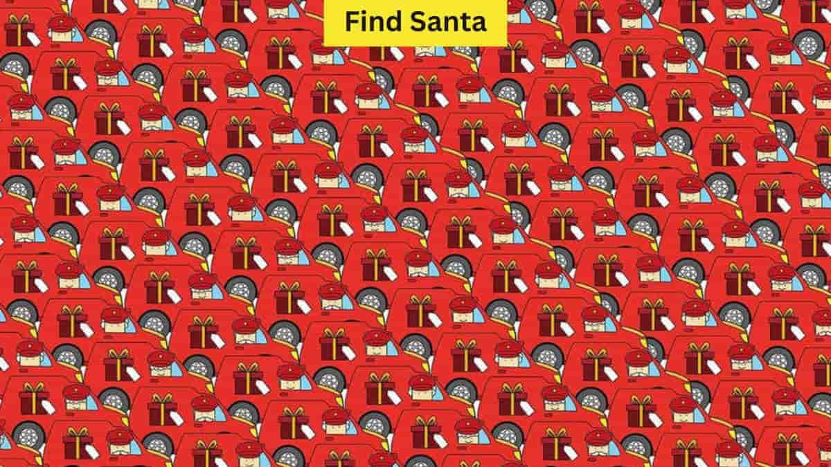 Seek and Find Puzzle: Find Santa Among Drivers in 10 Seconds