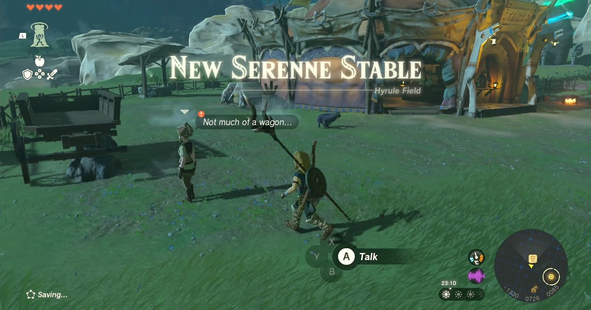 Stables and Pony Points in Zelda Tears of the Kingdom