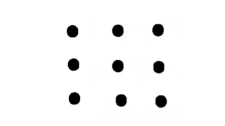 Brain Teaser: Can You Connect 9 Dots with 4 Straight Lines within 20 Secs?