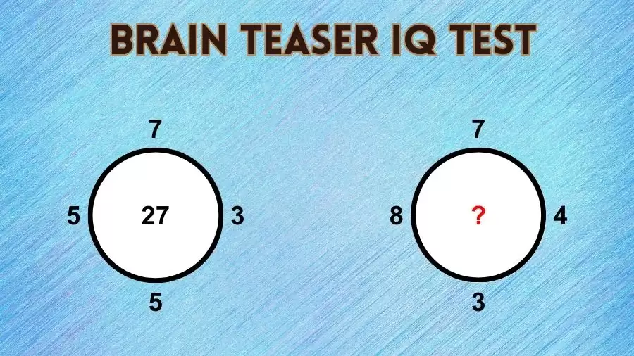 Brain Teaser IQ Test: What is the Missing Number in this Puzzle?