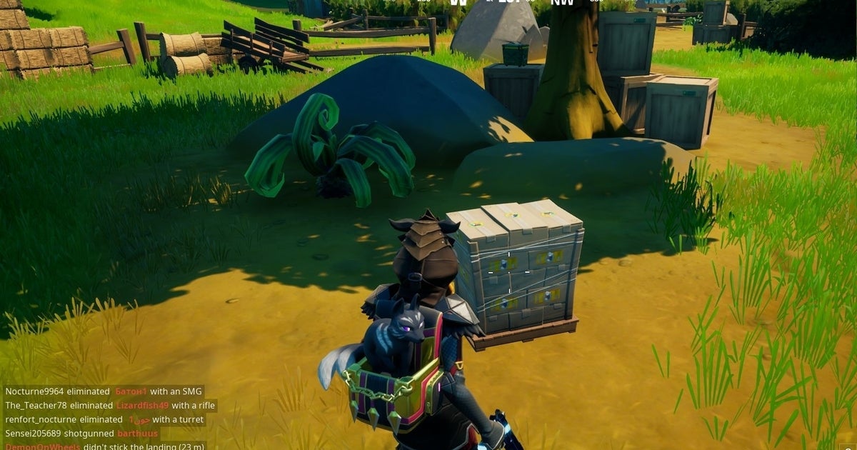 Fortnite - Pallets locations: Where to deploy pallets with cat food around the IO base