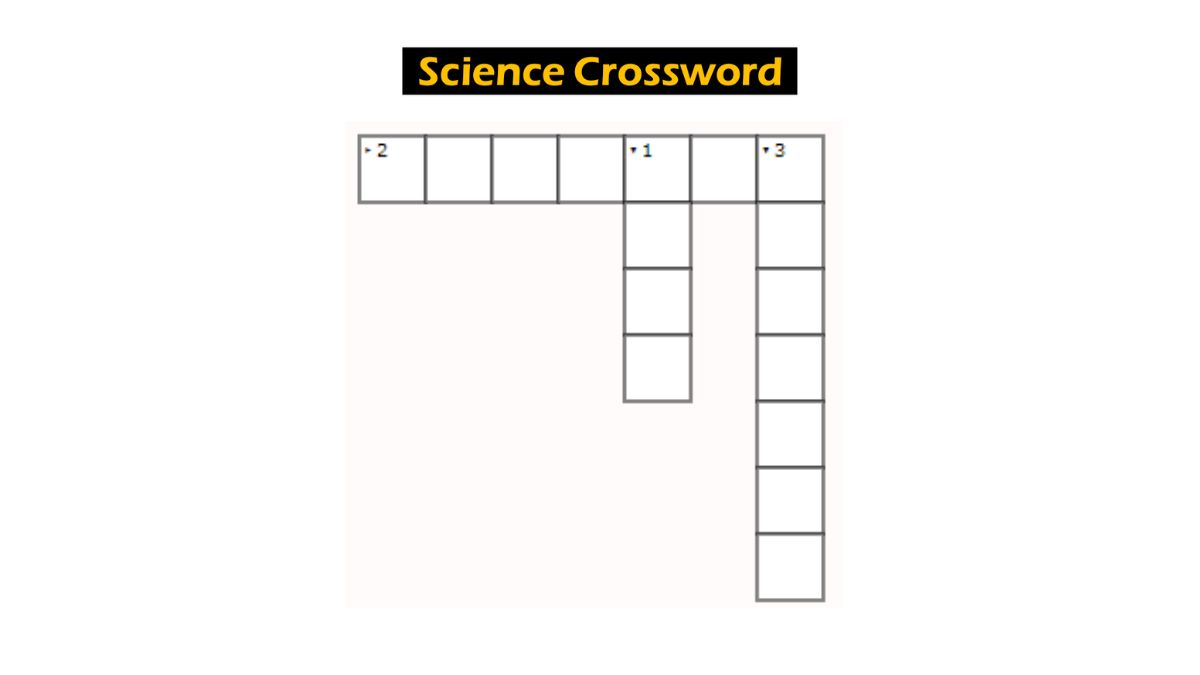 Science Crossword with Answers