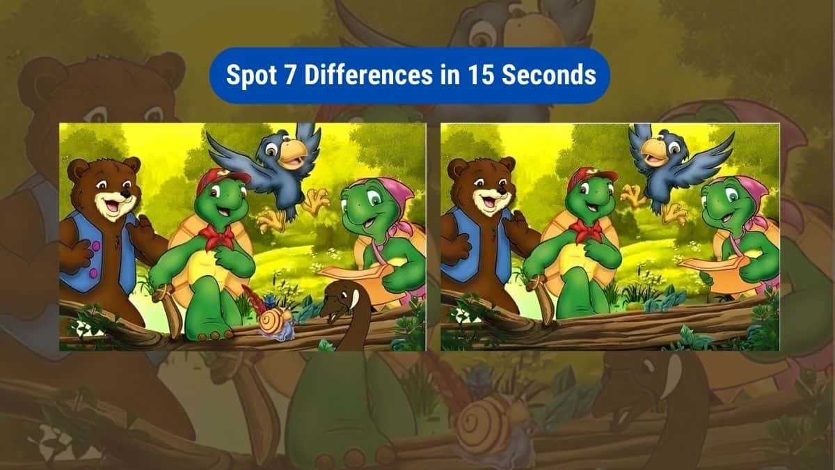 Spot 7 Differences in 15 Seconds