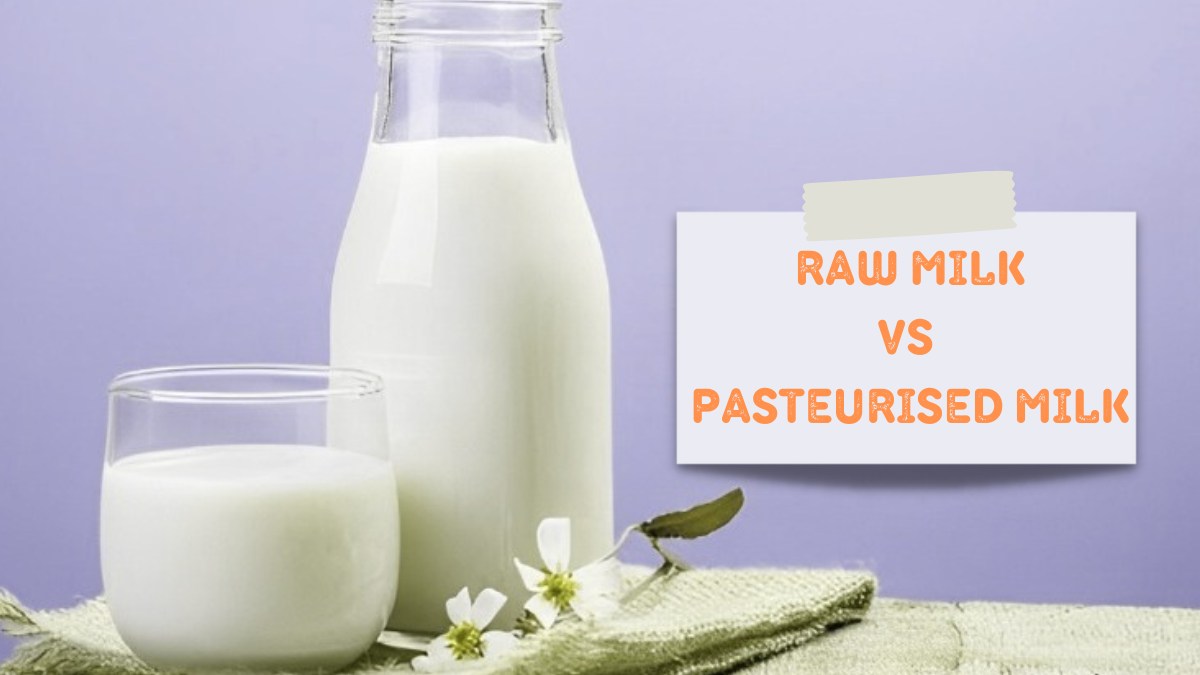 Difference between raw milk and pasteurised milk