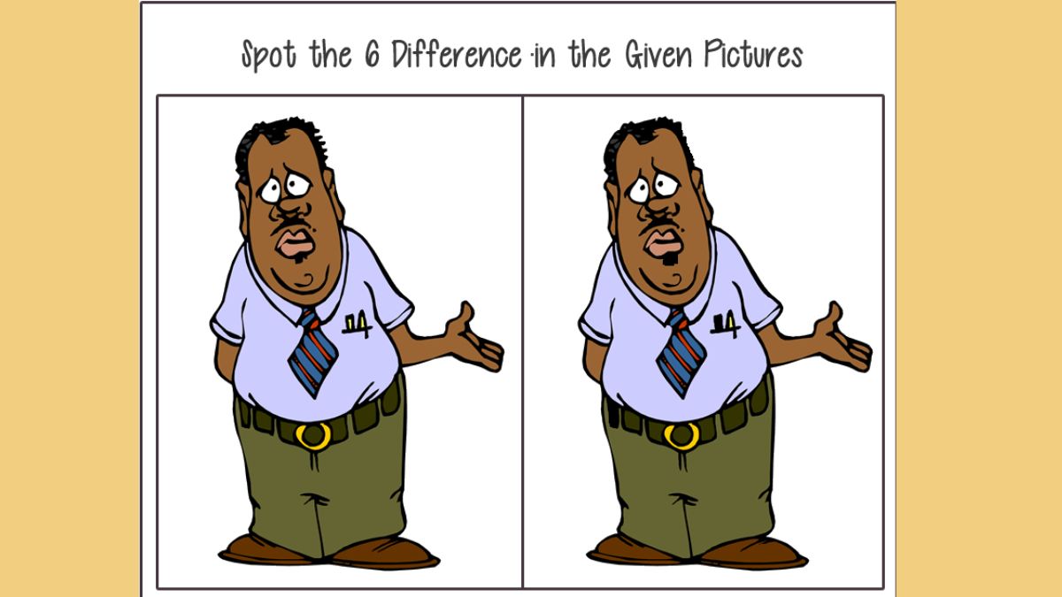 Find Six Differences Brainteaser