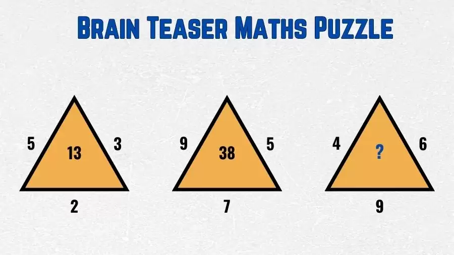 Brain Teaser Maths Puzzle: Find the Missing Number Within 30 Secs