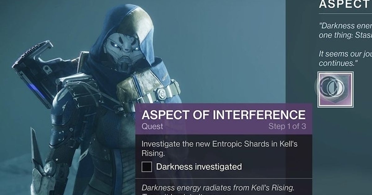 Destiny 2 Aspect of Interference quest steps: How to unlock Diamond Lance, Glacial Harvest, Touch of Winter