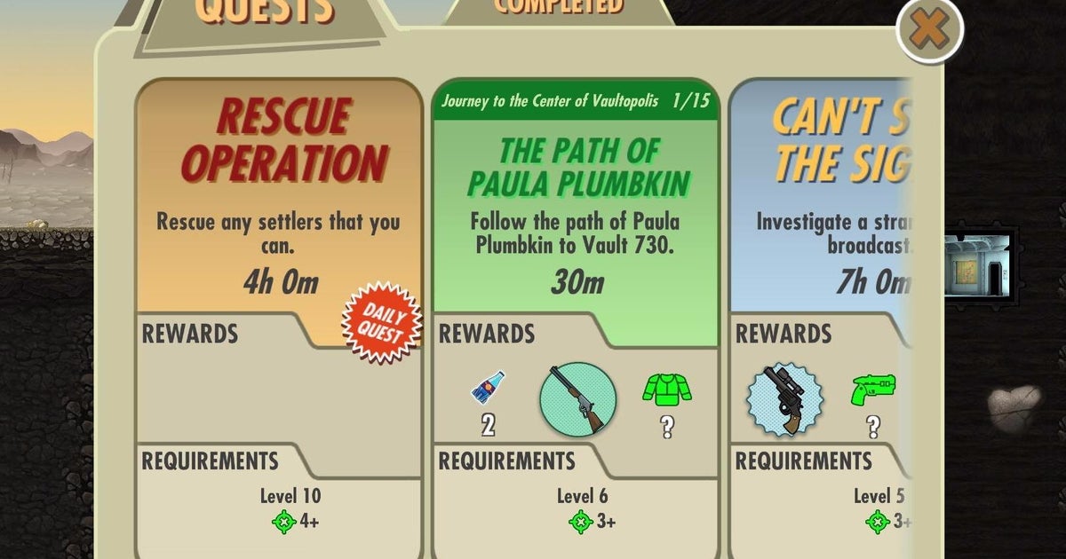 Fallout Shelter - Quests, Combat Tips, Daily Quests and rewards explained