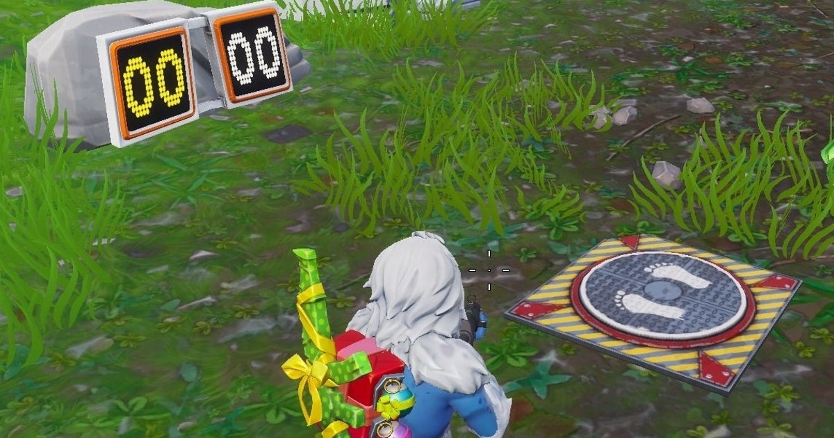 Fortnite Shooting Gallery locations - Where to shoot targets east of Wailing Woods, north of Retail Row and east of Paradise Palms
