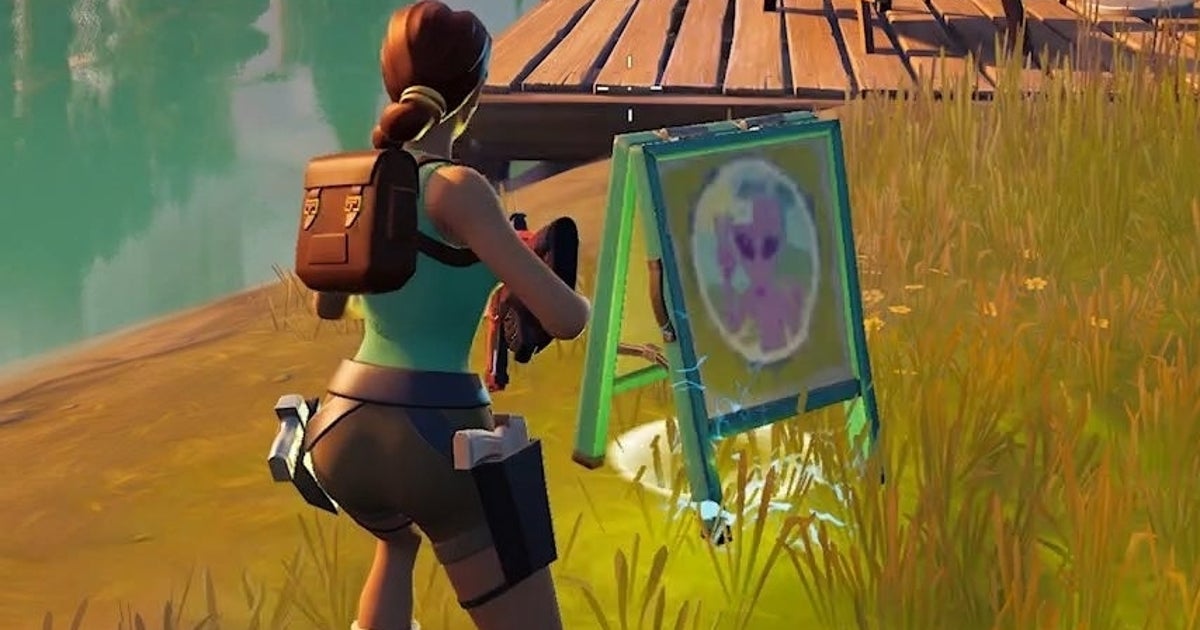 Fortnite - Welcome sign locations: Where to place welcome signs in Pleasant Park and Lazy Lake