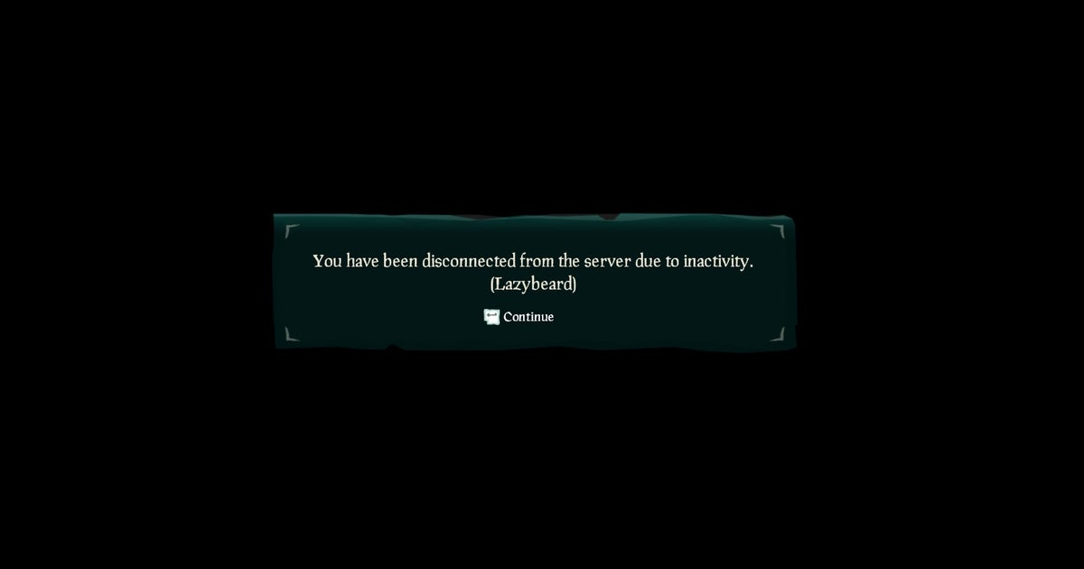 Sea of Thieves error messages explained - CyanBeard, LavenderBeard, CinnamonBeard and what we know about other errors