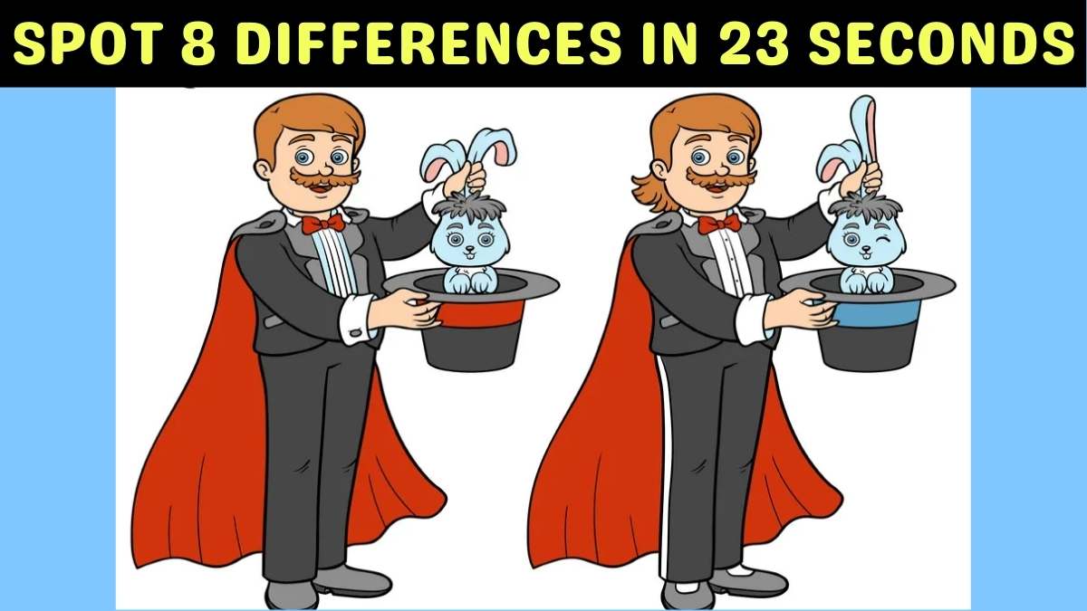 Spot The Difference: You Have Superhuman Eyes If You Can Spot 8 Differences In 23 Seconds