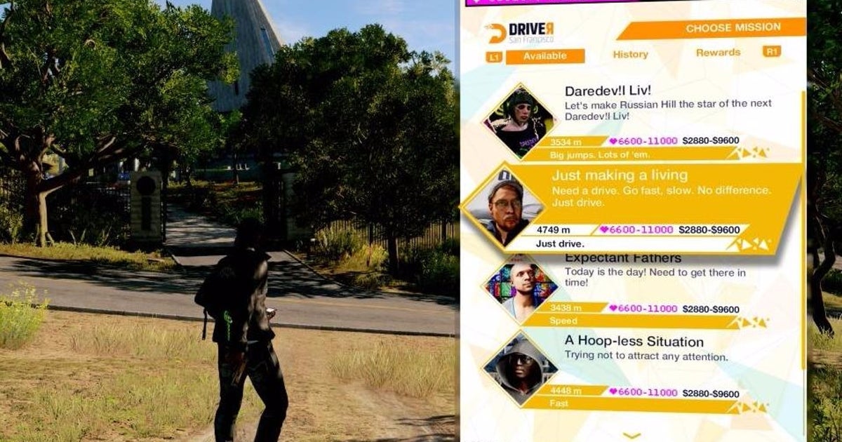 Watch Dogs 2 - Driver SF app explained and where to start each taxi mission