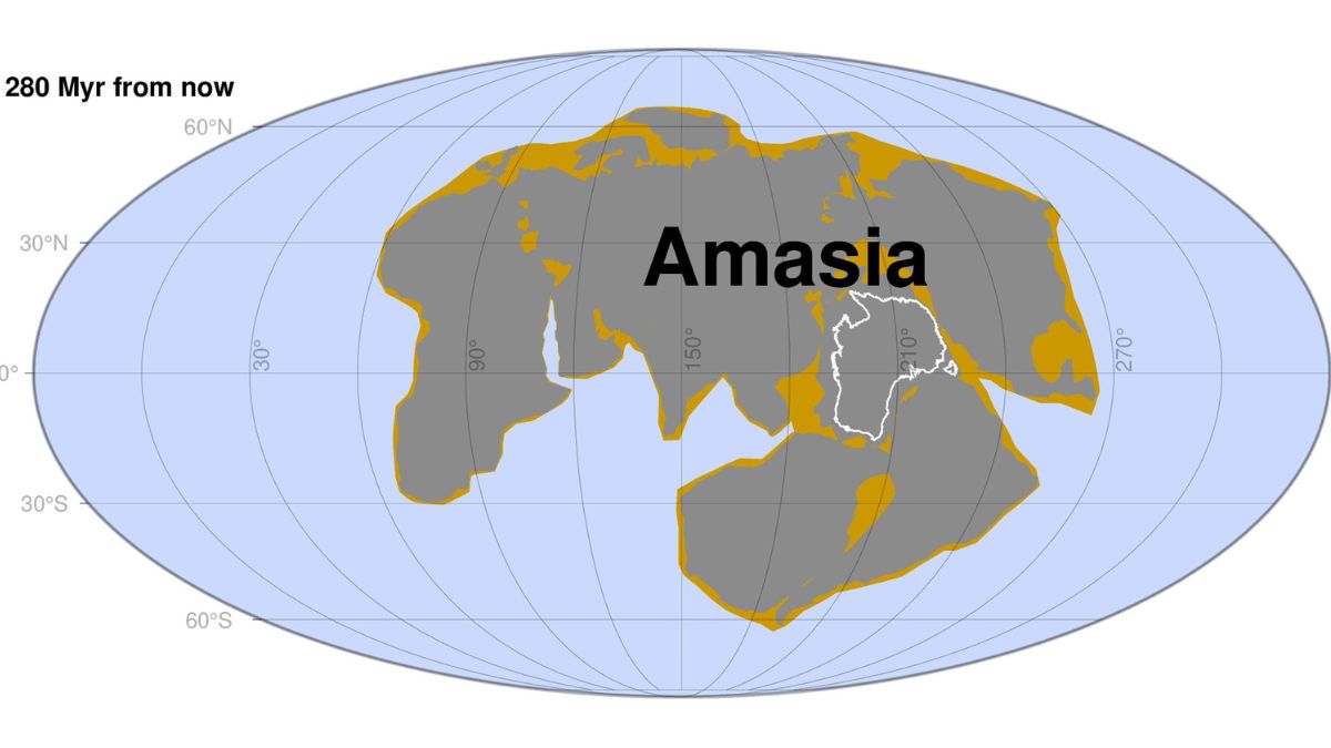 What is the new supercontinent Amasia?