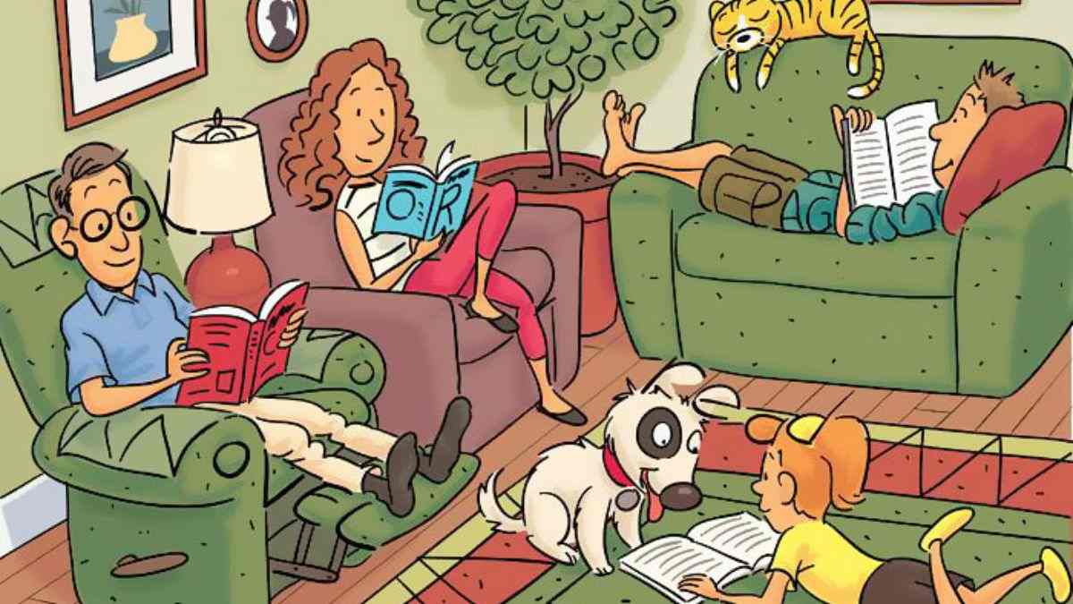 Only a genius can spot all 6 words hidden in Living Room