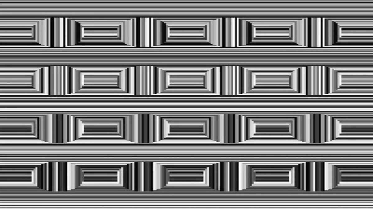 Optical Illusion Squares and Circles