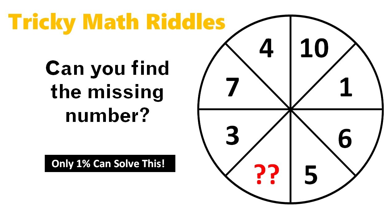 Math Riddles with Answers: Can Find the Missing Numbers?