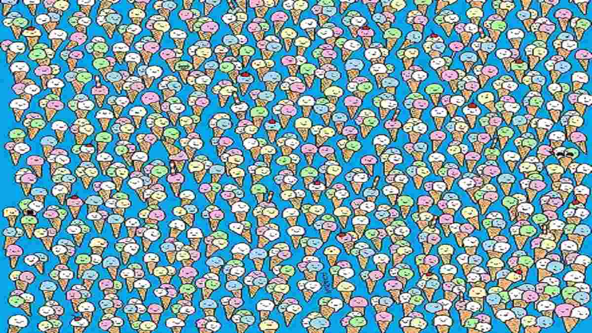 Optical Illusion Image: Spot the lollipop