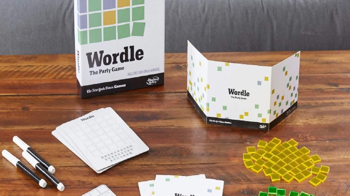 Wordle: The Party Game multiplayer board game