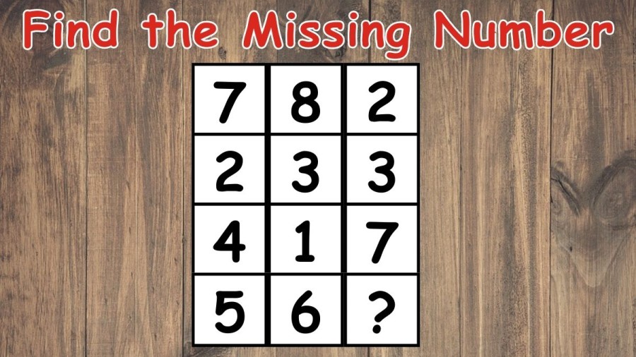 Only a Genius can Find the Missing Number in this Tricky Brain Teaser