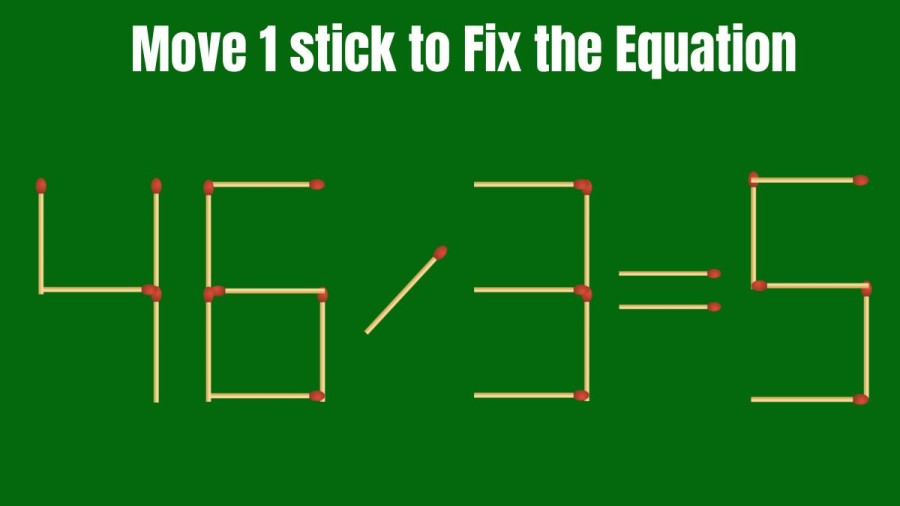 Only a Genius can Solve this Logical Matchstick Puzzle in 25 Secs
