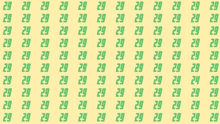 Observation Skill Test: Can you find the number 24 among 29 in 10 seconds?