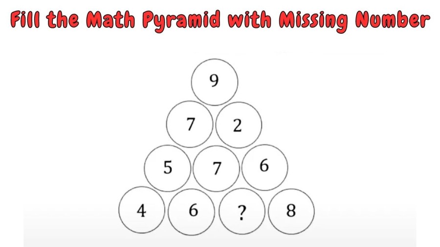 Brain Teaser: Fill the Math Pyramid with Missing Number